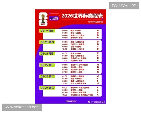 2026年美加墨世界杯亚洲区预选赛赛程表最新更新与比赛日程安排